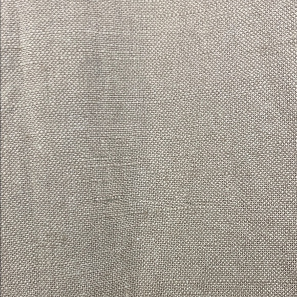 Vintage Linen Cotton Blend Tan Button Down Shirt with Classic Collar - Picture 6 of 7